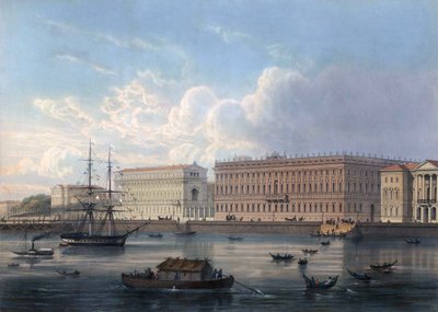 Marmorpalast in Sankt Petersburg von Joseph Maria Charlemagne Baudet